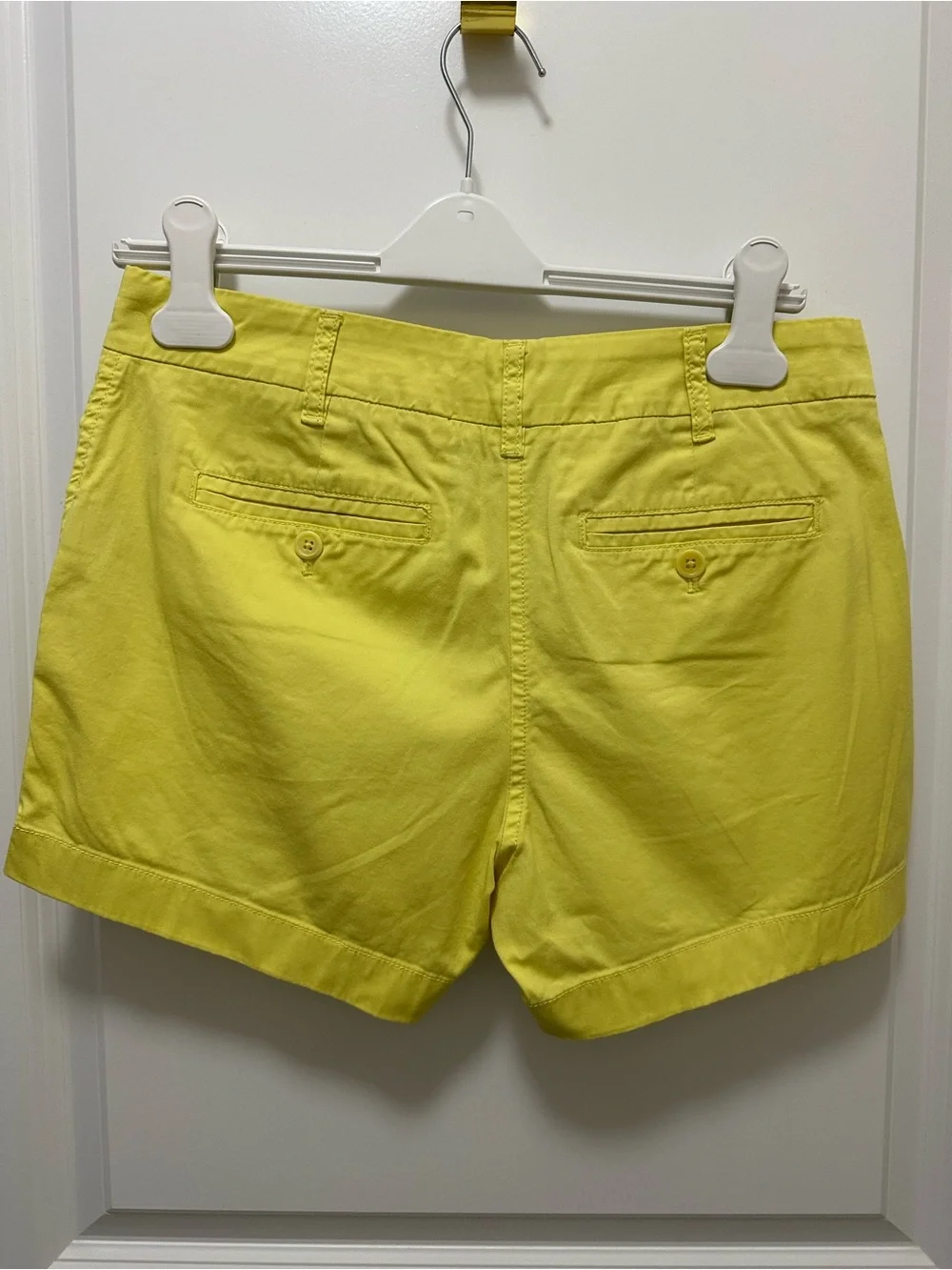 J. Crew Bright Yellow Cotton Chino Shorts
